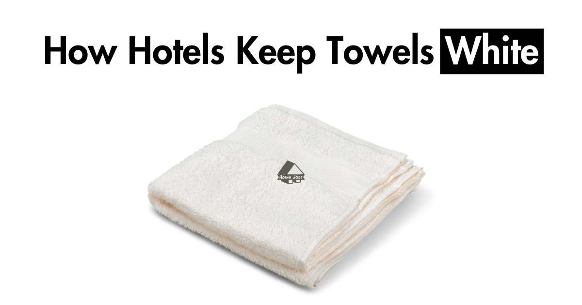 How Hotels Keep Towels White