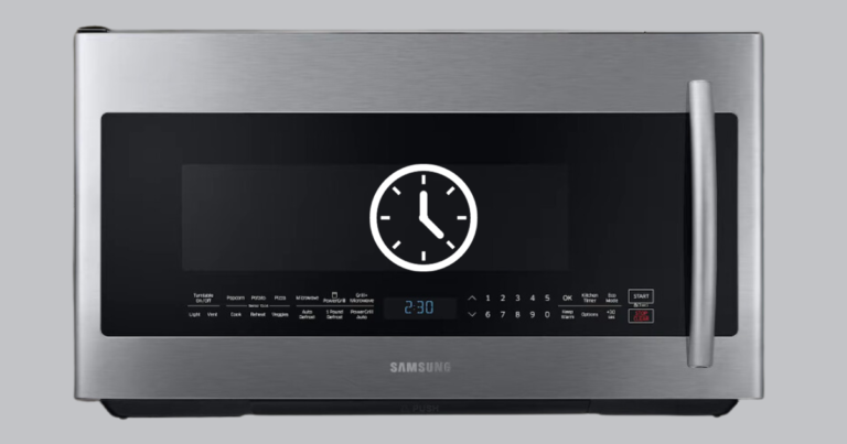 How to Set the Clock on a Samsung Microwave? (5 Methods To Try)