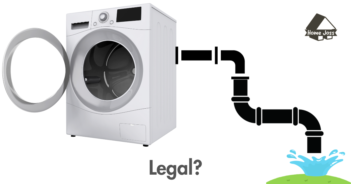 Is it Illegal to Drain Washing Machine Outside