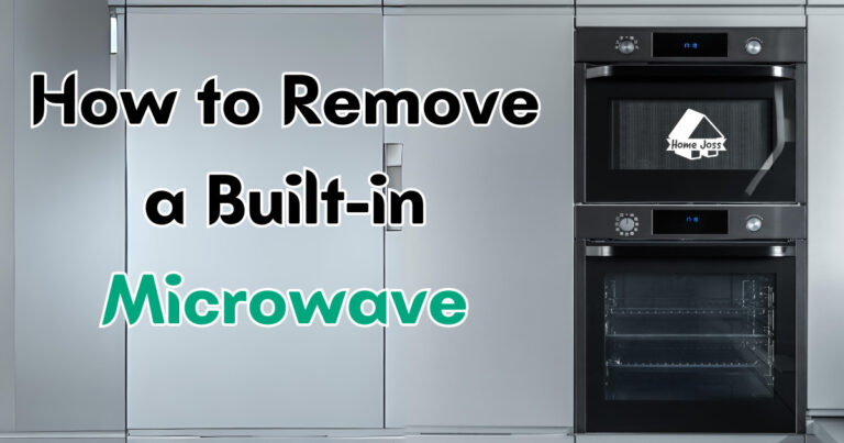 How to Remove a Built-in Microwave? (Video and Steps)